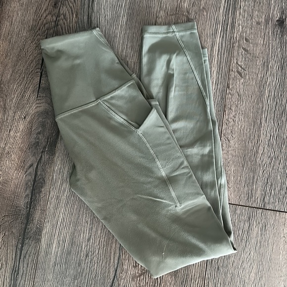 Lululemon Align 25” with pockets size 2 grey sage - Picture 2 of 7